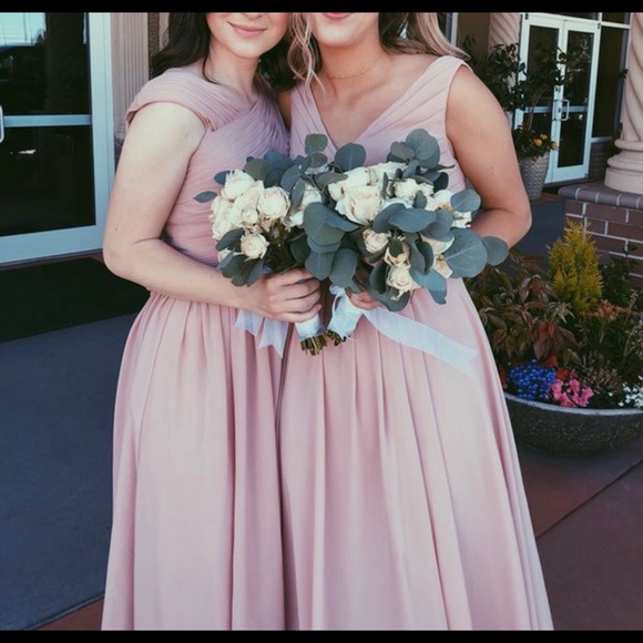 JJ’s House Dresses Jjs House Dusty Rose Bridesmaid Dress